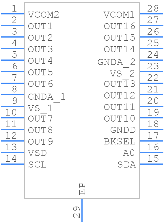 BUF16821AIPWPRQ1 - Texas Instruments - PCB symbol
