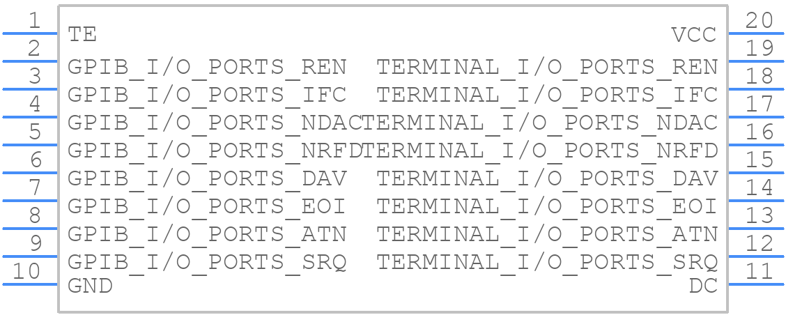 SN75161BDWR - Texas Instruments - PCB symbol