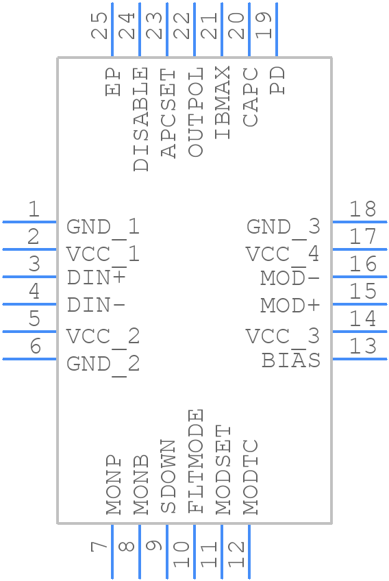 ONET4211LDRGET - Texas Instruments - PCB symbol