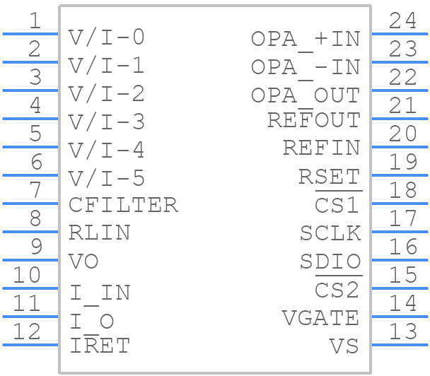 XTR108EA/2K5 - Texas Instruments - PCB symbol