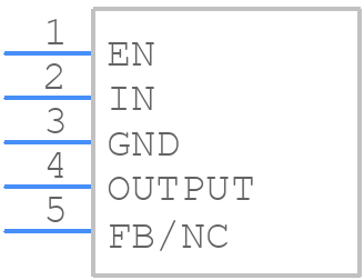 TPS75833KC - Texas Instruments - PCB symbol