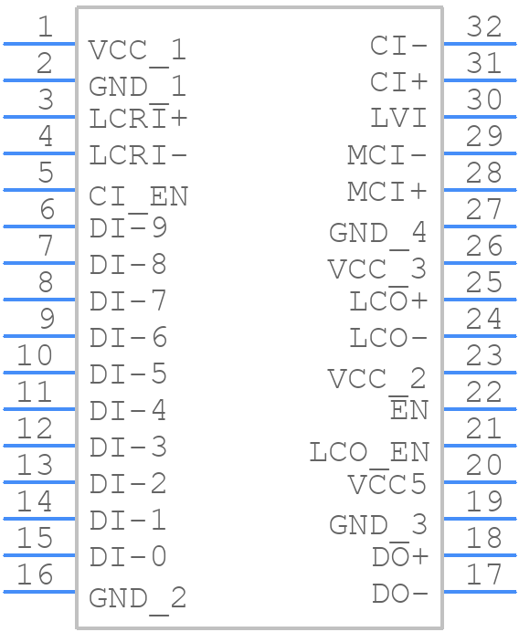 SN65LVDS151DA - Texas Instruments - PCB symbol