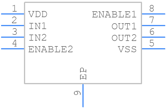 LMH2180SDE/NOPB - Texas Instruments - PCB symbol