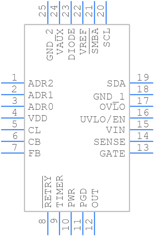 LM25066PSQE/NOPB - Texas Instruments - PCB symbol