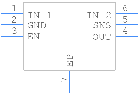 LP38693SDX-5.0/NOPB - Texas Instruments - PCB symbol