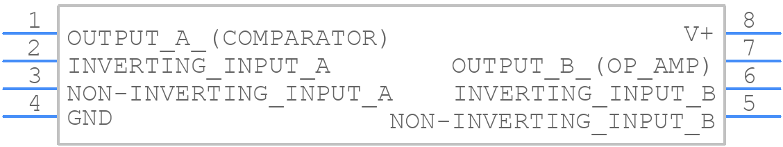 LM392MX/NOPB - Texas Instruments - PCB symbol
