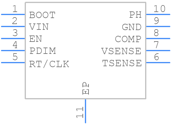 TPS92510DGQR - Texas Instruments - PCB symbol