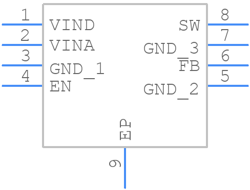 LM2832YMY/NOPB - Texas Instruments - PCB symbol