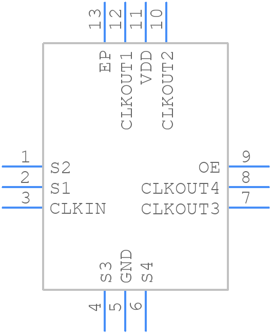 CDC1104RVKR - Texas Instruments - PCB symbol