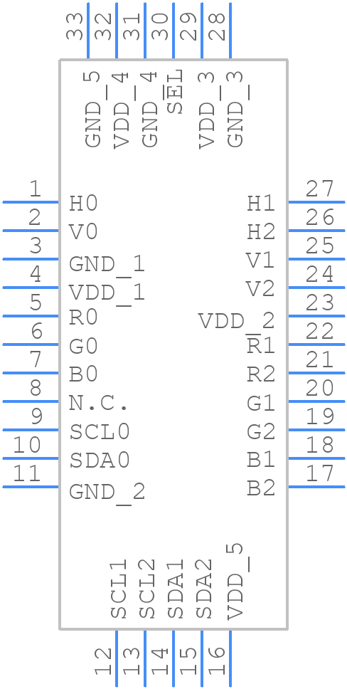 TS3V712ELRTGR - Texas Instruments - PCB symbol