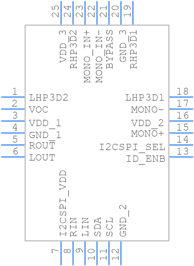 LM4946SQ/NOPB - Texas Instruments - PCB symbol