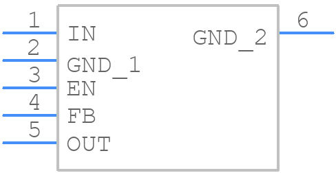TPS73250QDCQRQ1 - Texas Instruments - PCB symbol