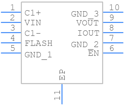 LM2753SD/NOPB - Texas Instruments - PCB symbol