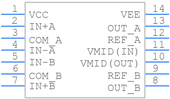 INA1650IPWR - Texas Instruments - PCB symbol