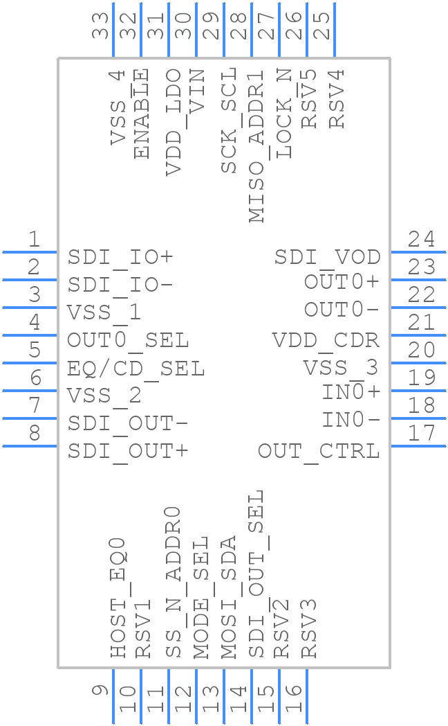 LMH1297RTVT - Texas Instruments - PCB symbol