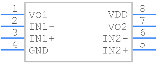 TPA112DR - Texas Instruments - PCB symbol