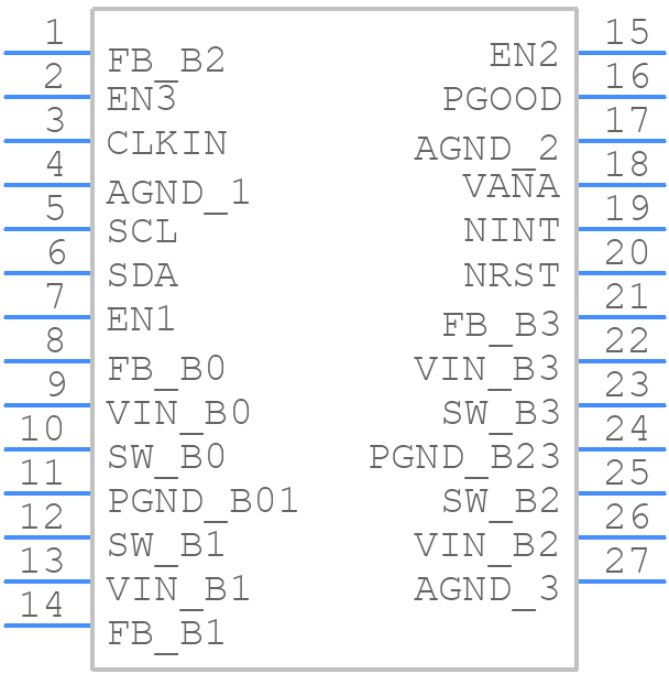 LP87524BRNFRQ1 - Texas Instruments - PCB symbol