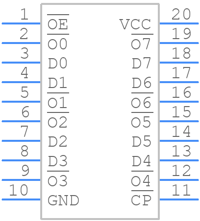 CD74ACT374M96 - Texas Instruments - PCB symbol