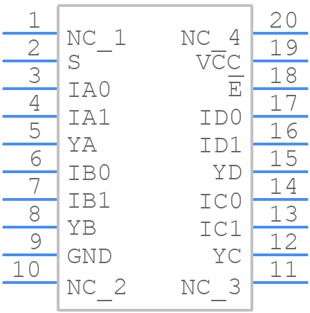 TS5L100PWR - Texas Instruments - PCB symbol