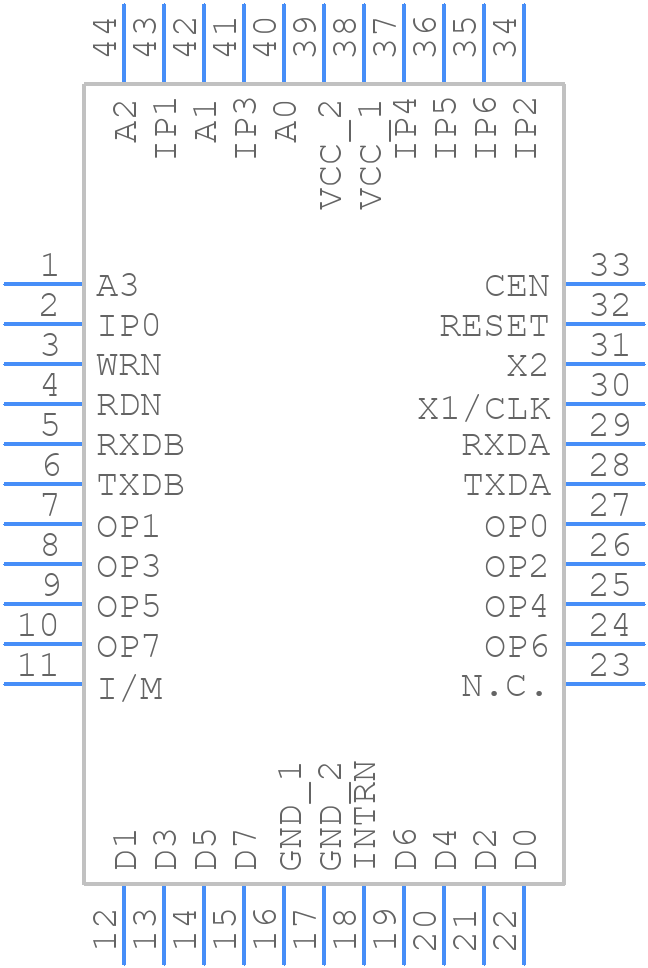 TL28L92FR - Texas Instruments - PCB symbol