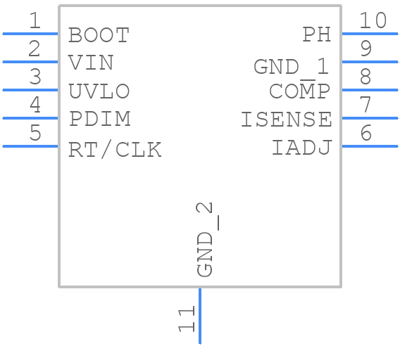 TPS92513HVDGQR - Texas Instruments - PCB symbol