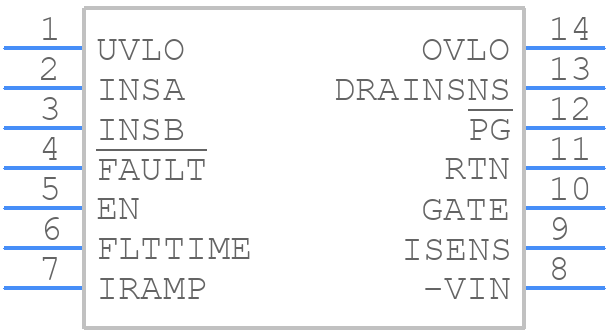 TPS2392PW - Texas Instruments - PCB symbol