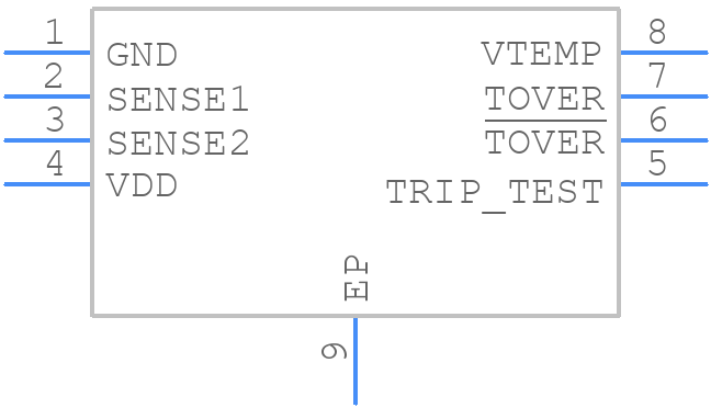 LM57CISD-5/NOPB - Texas Instruments - PCB symbol
