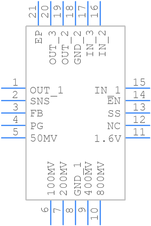 TPS7A7200QRGWREP - Texas Instruments - PCB symbol