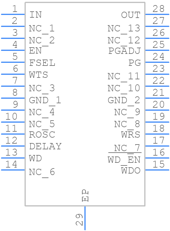 TPS7B6833QPWPRQ1 - Texas Instruments - PCB symbol