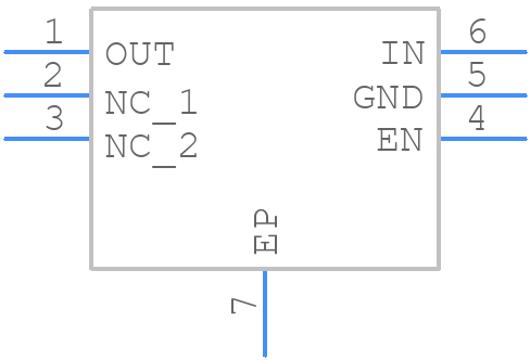 LP5910-1.8DRVT - Texas Instruments - PCB symbol