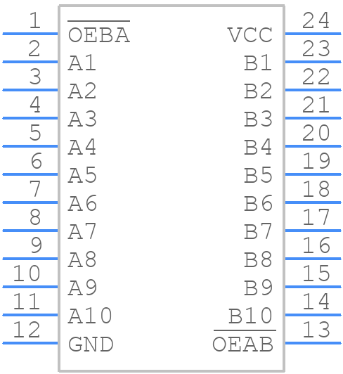 SN74LVC861ADBR - Texas Instruments - PCB symbol