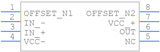 TLE2037AMD - Texas Instruments - PCB symbol