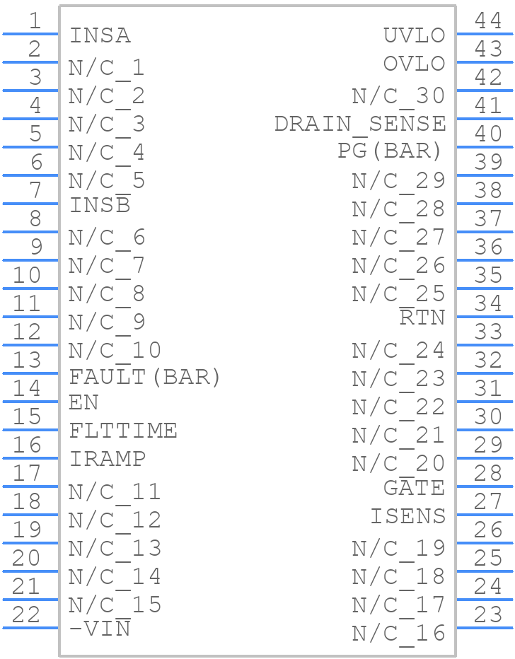 TPS2393DBT - Texas Instruments - PCB symbol
