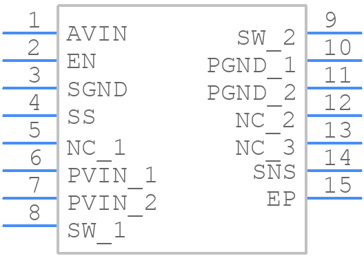 LM2852XMXA-3.3/NOPB - Texas Instruments - PCB symbol