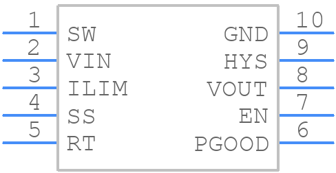 LM5165YQDGSTQ1 - Texas Instruments - PCB symbol