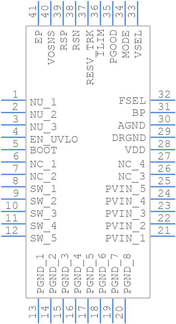 TPS548B22RVFR - Texas Instruments - PCB symbol