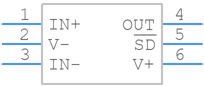 LMV881LEE/NOPB - Texas Instruments - PCB symbol