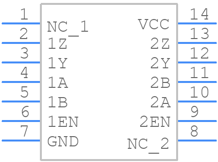 SN75159D - Texas Instruments - PCB symbol