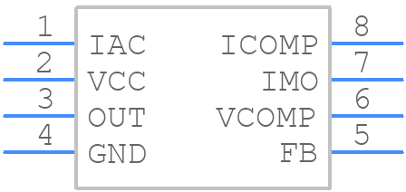 UC2853AD - Texas Instruments - PCB symbol