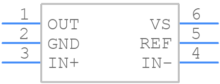 INA181A2IDBVT - Texas Instruments - PCB symbol