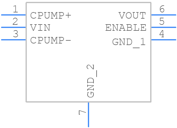 REG71050DRVR - Texas Instruments - PCB symbol