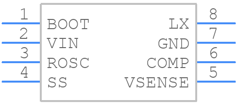 TPS5403DR - Texas Instruments - PCB symbol