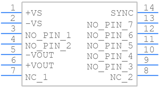 DCP020503P - Texas Instruments - PCB symbol