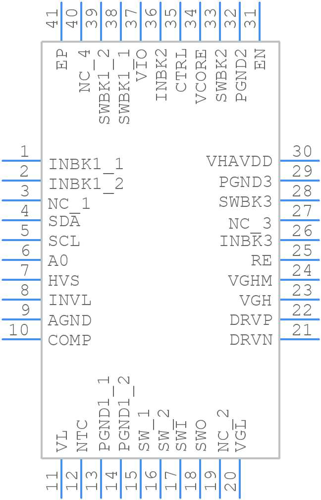 TPS65177ARHAR - Texas Instruments - PCB symbol