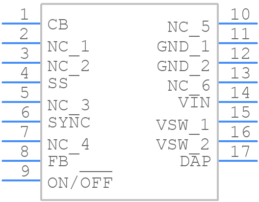 LM2671LD-ADJ/NOPB - Texas Instruments - PCB symbol