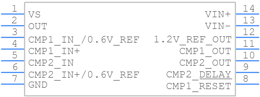 INA207AIPWR - Texas Instruments - PCB symbol