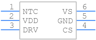 UCC28701DBVT - Texas Instruments - PCB symbol