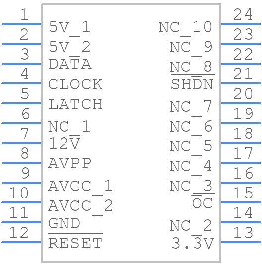 TPS2220BDB - Texas Instruments - PCB symbol