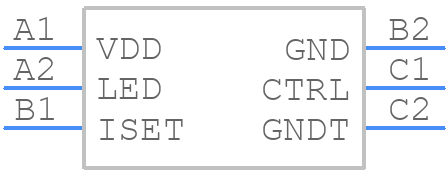 LP5522TM/NOPB - Texas Instruments - PCB symbol