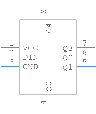 TCA5405RUGR - Texas Instruments - PCB symbol